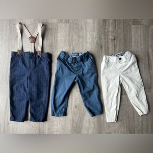 Lot- 12 month Oshkosh baby dress pants